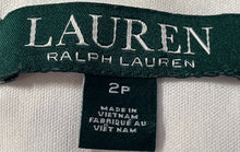 Load image into Gallery viewer, Lauren Ralph Lauren Womens Blue White Floral Short Sleeve A-Line Dress Size 2P

