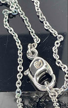 Load image into Gallery viewer, Authentic Swarovski Women's Silver-Tone Flower Key Pendant Necklace
