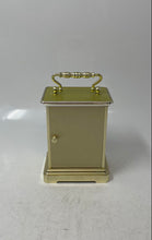 Load image into Gallery viewer, Vintage Seth Thomas 243 Brass &amp; Glass Round Quartz Analog Dial Charm Desk Clock
