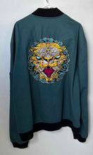 Load image into Gallery viewer, Bibi Sama Mens Green Long Sleeve Pockets Full-Zip Bomber Jacket Size XL
