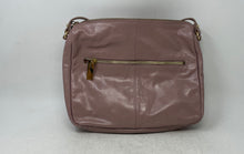 Load image into Gallery viewer, Badgley Mischka Womens Lavender Leather Studded Tassel Zip Top Crossbody Purse
