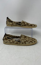Load image into Gallery viewer, Coach Womens Mellow Brown Signature Print Slip-On Espadrille Flats Size 8.5 M
