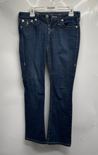 Load image into Gallery viewer, True Religion Womens Blue Denim Dark Wash Low-Rise Bootcut Jeans Pants Size 28
