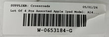 Load image into Gallery viewer, Lot Of 4 Pcs Assorted Apple iPad Model A1458 Gray Tablet Not Tested For Parts
