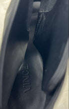 Load image into Gallery viewer, Vince Womens Faye Black Leather Peep Toe Block Heel Ankle Bootie Size 8M
