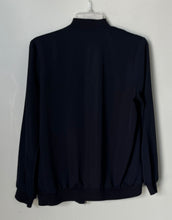 Load image into Gallery viewer, Forever 21 Womens Dark Blue Long Sleeve Full-Zip Bomber Jacket Size Medium
