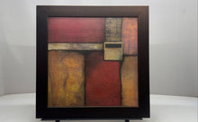 Load image into Gallery viewer, Home Decor Wall Hanging Brown Framed Burnt Orange II Art Print By Norm Olson
