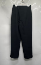Load image into Gallery viewer, Zara Womens Black Flat Front Stretch Straight Leg Dress Pants Size 4

