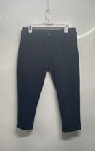 Load image into Gallery viewer, Express Womens Dark Blue Denim Stretch Exp Supersoft Legging Capri Jeans Sz 10R
