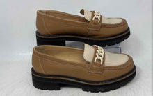 Load image into Gallery viewer, Clarks Womens Brown Beige Round Toe Slip-On Loafer Shoes Size 8M
