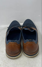 Load image into Gallery viewer, Johnston &amp; Murphy Mens Braydon Knit Navy Blue Brown Oxford Dress Shoes Size 10M
