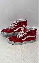 Load image into Gallery viewer, Vans Unisex Sk8-Hi 721356 Red White Lace-Up Sneakers Shoes Size M8.5 W10
