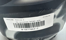 Load image into Gallery viewer, Thh Mens Gray Printed Cushioned Adjustable Strap Full Face Motocross Helmet
