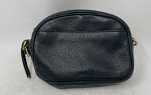 Load image into Gallery viewer, J.Crew Womens Black Leather Inner Pockets Adjustable Strap Crossbody Bag
