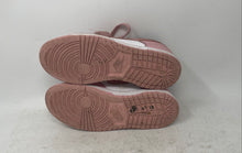 Load image into Gallery viewer, Nike Kids Dunk Low HV0930-100 Pink White Leather Lace-Up Sneaker Shoes Size 1.5Y

