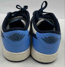 Load image into Gallery viewer, Authentic Nike Boys Air Jordan 1 Low OG CZ0858-400 White Blue Sneaker Shoes 4.5Y
