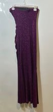Load image into Gallery viewer, Rampage Womens Bright Magenta Metallic Strapless Ruched Maxi Dress Size Small
