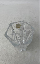 Load image into Gallery viewer, Cristal Clear Decorative Collectible Freestanding Tabletop Hexagonal Vase
