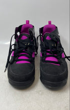Load image into Gallery viewer, Nike Boys Air Jordan Flight Club 91 Black Purple Lace-Up Sneakers Shoes Sz 9.5Y
