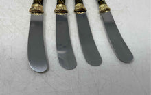 Load image into Gallery viewer, Set Of 4 Pcs 2 Saints Spreader Silver-Tone Engraved Butter Knife
