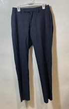 Load image into Gallery viewer, Calvin Klein Mens Navy Blue Flat Front Straight Leg Dress Pants Size 30W x 32L
