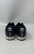 Load image into Gallery viewer, Adidas Womens Samoa C75457 Black White Leather Lace-Up Sneaker Shoes Size 7
