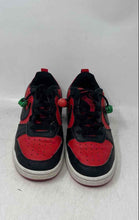 Load image into Gallery viewer, Nike Kids Court Borough Low Recraft Red Black Lace-Up Sneaker Shoes Size 4Y
