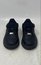 Load image into Gallery viewer, Nike Unisex Kids Force 1 Low EasyOn FN0237-001 Black Leather Sneaker Shoes 10C
