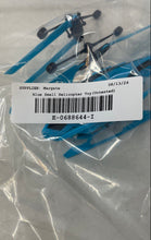 Load image into Gallery viewer, Blue And Black USB-C Port Hand-Sensor RC Flying Small Helicopter Toy Untested
