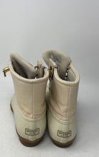 Load image into Gallery viewer, Sperry Top-Sider Womens Saltwater STS80493 Oat Gold Waterproof Duck Boots Sz 9M
