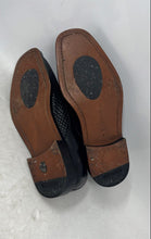 Load image into Gallery viewer, Cardinale Mens Black Leather Buckle Monk Strap Dress Shoes Size 8
