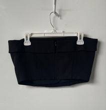 Load image into Gallery viewer, Forever 21 Womens Black Sleeveless Back-Zip Strapless Tube Blouse Top Size Large
