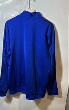 Load image into Gallery viewer, Adidas Mens Blue Three-Stripe Long Sleeve Full-Zip Track Jacket Size Large
