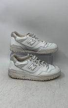 Load image into Gallery viewer, New Balance Boys 550 White Leather Low Top Lace-Up Sneaker Shoes Size 5.5
