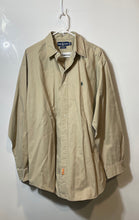 Load image into Gallery viewer, Ralph Lauren Mens Blake Beige Cotton Long Sleeve Collared Button-Up Shirt Sz XL
