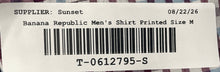 Load image into Gallery viewer, Banana Republic Mens Multicolor Long Sleeve Slim Fit Button-Up Shirt Size M
