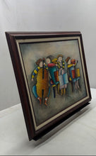 Load image into Gallery viewer, Children Orchestra Playing The Band Framed Art Painting Signed By J. Roybal
