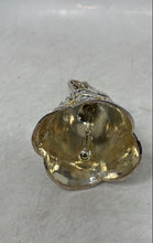 Load image into Gallery viewer, Silver-Tone Holiday Look Hearts Themed Tradition Make-Up Hand Bell
