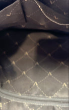 Load image into Gallery viewer, Vince Camuto Womens Black Leather Snakeskin Inner Pocket Shoulder Handbag
