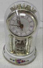 Load image into Gallery viewer, Model CQC1999 Ceramic Analog Carousel Desk Clock Collectible Not Tested
