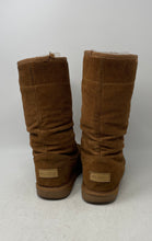 Load image into Gallery viewer, Aldo Womens Brown Suede Round Toe Pull-On Tall Knee High Boots Size EUR 37
