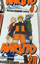 Load image into Gallery viewer, Lot Of 5 Pieces Naruto Shonen Jump Manga Comic Books By Masashi Kishimoto
