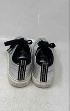Load image into Gallery viewer, Calvin Klein Womens Lariss Silver Black White Lace-Up Sneakers Shoes Size 8M
