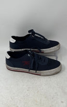 Load image into Gallery viewer, Tommy Hilfiger Womens Laxmi Navy Blue Leather Lace-Up Sneaker Shoes Size 6.5M
