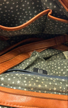 Load image into Gallery viewer, MSK Womens Brown Leather Inner Pockets Shoulder Flap Crossbody Handbag
