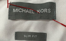 Load image into Gallery viewer, Michael Kors Mens White Cotton Long Sleeve Slim Fit Dress Shirt Size XL 17 34/35
