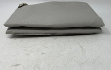 Load image into Gallery viewer, Juicy Couture Womens Gray Pebbled Leather Inner Pockets Zip Top Crossbody Bag
