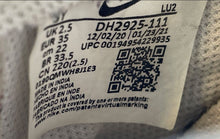 Load image into Gallery viewer, Nike Kids Air Force 1 LE DH2925-111 White Low Top Lace-Up Sneaker Shoes Size 3Y
