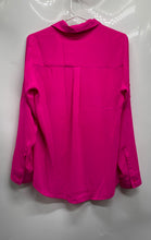 Load image into Gallery viewer, Express Womens Pink The Portofino Long Sleeve Button-Up Shirt Size Medium
