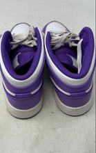 Load image into Gallery viewer, Nike Kids Air Jordan 1 Mid DQ8423-511 Purple Lace-Up Sneaker Shoes Size 5.5Y

